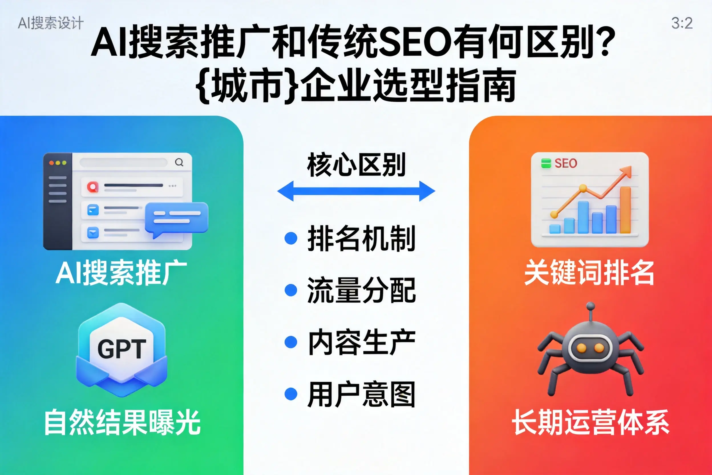 AI搜索推广和传统SEO有何区别?玉溪企业选型指南