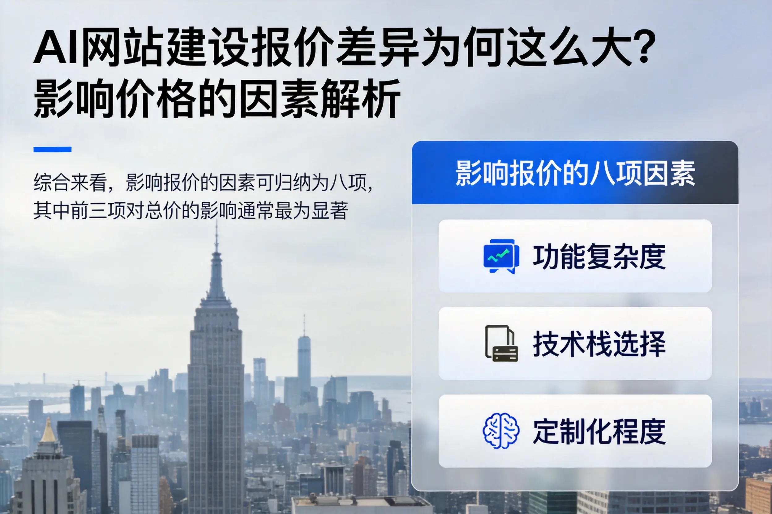 玉溪AI网站建设报价差异为何这么大?影响价格的因素解析