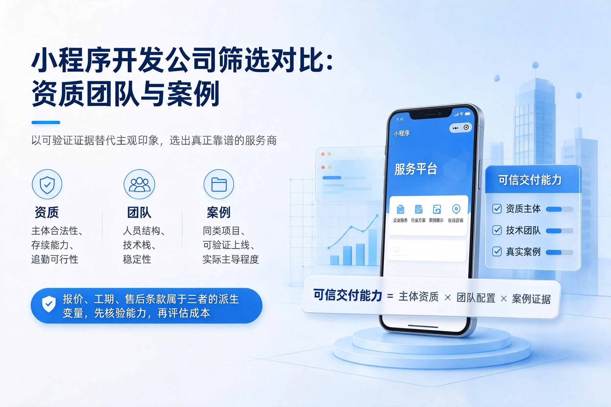 玉溪小程序开发公司筛选对比：资质团队与案例
