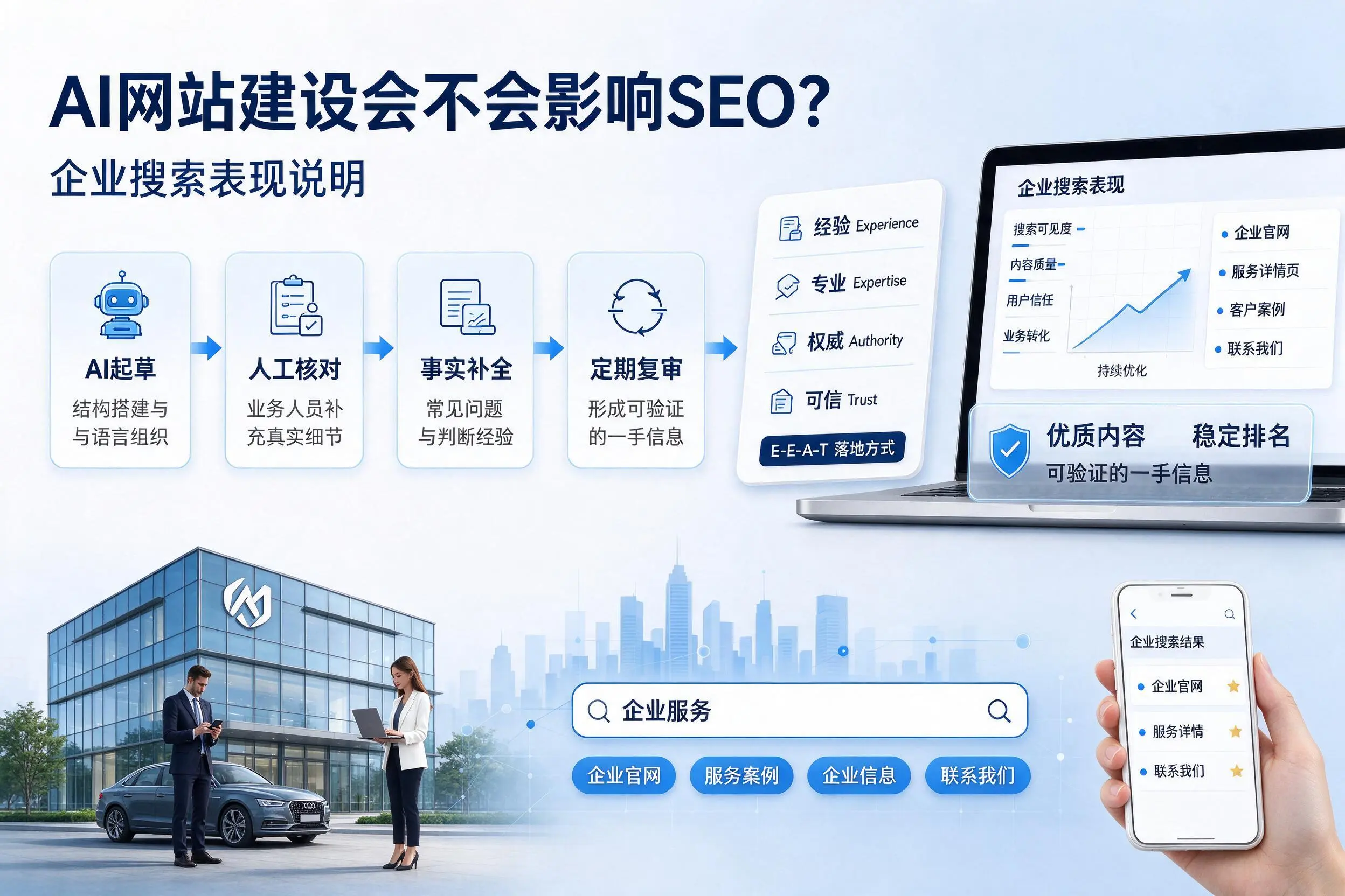AI网站建设会不会影响SEO？玉溪企业搜索表现说明