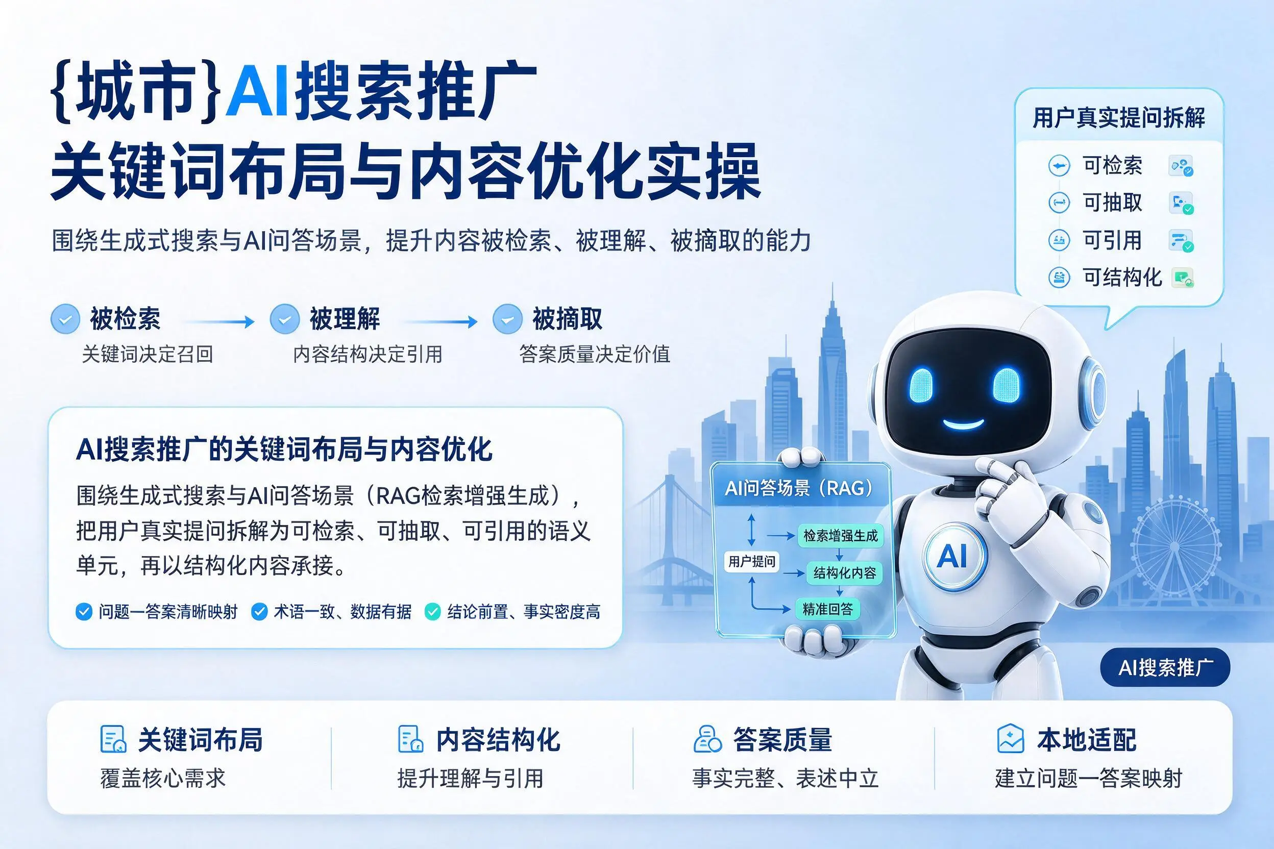 玉溪AI搜索推广关键词布局与内容优化实操